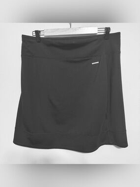 Smartwool Black Women Merino Blend Mini Skirt Large